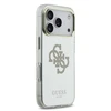 Guess PC/TPU Mirror 4G Glitter Logo MagSafe dėklas skirtas Apple iPhone 17 Pro Gold
