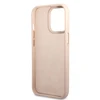 Dėklas Guess PC/TPU 4G Metal Camera Outline Case skirtas iPhone 14 Pro, rožinis