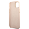 Guess GUHCP14SHG4SHP Apple iPhone 14 / 15 / 136.1" rožinės spalvos hard dėklas 4G Vintage Gold Logo