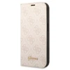 Dėklas Guess GUBKP14SHG4SHP iPhone 14 6,1 col. eilė/rožinė knyga 4G vintage auksinis logotipas
