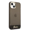 Dėklas Guess GUHCP14SHGCOK iPhone 14 6,1" juoda/juodas hardcase Translucent