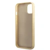 Apple iPhone 14 Guess Hard case Glitter Script telefono dėklas aukso spalvos