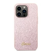 Apple iPhone 14 Pro Guess Hard dėklas Glitter Script rožinės spalvos