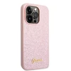 Apple iPhone 14 Pro Guess Hard dėklas Glitter Script rožinės spalvos