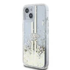 Guess GUHCP15MLFCSEGT Apple iPhone 15 Plus /14 Plus 6.7″ skaidrus kietas dėklas Liquid Glitter Gold Stripes