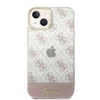 Dėklas GUESS GUHCP14MHG4MHP IPHONE 14 PLUS / 15 PLUS 6.7 "Rožinis / Rožinis HARDCASE 4G PATTERN SCRIPT