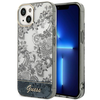Dėklas Guess PC/TPU Toile De Jouy Case skirtas iPhone 14, pilkas
