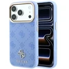 Dėklas Guess Peony 4G Small Logo MagSafe Case for iPhone 18 Pro / 17 Pro - Light Mėlyna