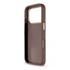 Guess PU 4G MagSafe Strap Limited Edition of 299 dėklas skirtas Apple iPhone 17 Pro rudos spalvos