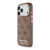 Guess PU 4G MagSafe Strap Limited Edition of 299 dėklas skirtas Apple iPhone 17 Pro rudos spalvos