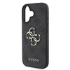 Guess PU 4G Metal Logo Apple iPhone 16 Plus dėklas telefonui pilkos spalvos
