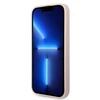 Guess GUHCP14X4GMGPI iPhone 14 Pro Max 6.7" rožinis/rožinis kietas 4G dėklas, didelis metalinis logotipas