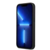 Guess PU 4G Metal Logo dėklas skirtas Apple iPhone 14 Plus pilkos spalvos