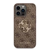 Dėklas GUESS GUHCP14X4X4GBBB IPHONE 14 PRO MAX 6.7 "BRONZE/BROWN HARDCASE 4G BIG METAL LOGO