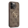 Dėklas GUESS GUHCP14X4X4GBBB IPHONE 14 PRO MAX 6.7 "BRONZE/BROWN HARDCASE 4G BIG METAL LOGO