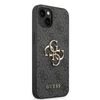 Guess PU 4G Metal Logo dėklas skirtas Apple iPhone 14 Plus pilkos spalvos