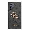 Guess GUHCS22L4GMGGR Samsung Galaxy S908 S22 Ultra dėklas telefonui pilkos spalvos 4G Big Metal Logo