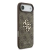 Dėklas Guess PU 4G Metal Logo Strap Case for Apple iPhone Air rudos spalvos