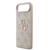 Dėklas Guess PU 4G Metal Logo Strap Case for Apple iPhone Air rožinės spalvos