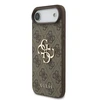 Dėklas Guess PU 4G Metal Logo Strap Case for Apple iPhone Air rudos spalvos