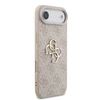Dėklas Guess PU 4G Metal Logo Strap Case for Apple iPhone Air rožinės spalvos
