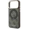 Dėklas Guess PU 4G Ring Stand MagSafe Case for iPhone 18 Pro Max Brown