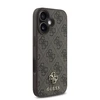 Guess PU 4G Small Metal Logo MagSafe dėklas skirtas Apple iPhone 16 Plus Brown