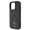 Guess PU 4G Small Metal Logo MagSafe Apple iPhone 16 Pro dėklas telefonui pilkos spalvos