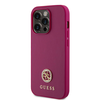 Dėklas GUESS GUHCP15XPS4DGPPP IPHONE 15 PRO MAX 6.7 "Rožinis/Rožinis HARDCASE STRASS METAL LOGO