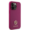 Dėklas GUESS GUHCP15XPS4DGPPP IPHONE 15 PRO MAX 6.7 "Rožinis/Rožinis HARDCASE STRASS METAL LOGO