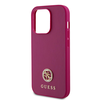 Dėklas GUESS GUHCP15XPS4DGPPP IPHONE 15 PRO MAX 6.7 "Rožinis/Rožinis HARDCASE STRASS METAL LOGO