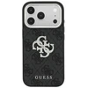 Dėklas Guess PU 4G Strass Metal Logo Case for iPhone 18 Pro Juodas