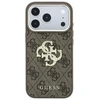 Dėklas Guess PU 4G Strass Metal Logo Case for iPhone 18 Pro Brown