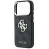 Dėklas Guess PU 4G Strass Metal Logo Case for iPhone 18 Pro Juodas