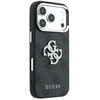 Dėklas Guess PU 4G Strass Metal Logo Case for iPhone 18 Pro Juodas