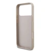 Guess PU 4G Stripe dėklas skirtas Apple iPhone 17 Pro Max Rožinė