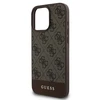 Guess 4G Bottom Stripe - dėklas skirtas Apple iPhone 16 Pro ruda
