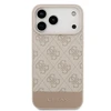 Guess PU 4G Stripe dėklas skirtas Apple iPhone 17 Pro Max Rožinė