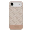 Guess PU 4G Stripe dėklas skirtas Apple iPhone Air Rožinė