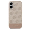 Guess PU 4G Stripe dėklas skirtas Apple iPhone 17 Rožinė