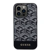 Apple iPhone 14 Pro Max Guess dėklas GCube Stripes MagSafe (GUHMP14XHGCFSEK) juodos spalvos