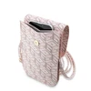 Guess krepšys telefonui GUWBHGCFSEP pink Piniginė GCube Stripe