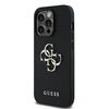 Guess PU Grained 4G Metal Logo Apple iPhone 13 Pro dėklas telefonui juodos spalvos