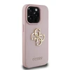 Guess PU Grained 4G Metal Logo Apple iPhone 15 Pro dėklas telefonui rožinės spalvos