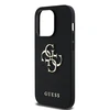 Guess PU Grained 4G Metal Logo Apple iPhone 13 Pro dėklas telefonui juodos spalvos