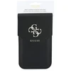 Dėklas Guess PU Grained 4G Metal Logo telefono krepšys, juodas