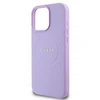 Guess PU Grained Classic Logo MagSafe Apple iPhone 16 Pro Max dėklas telefonui violetinės spalvos