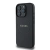 Guess PU Grained Classic Logo MagSafe Apple iPhone 16 Pro dėklas telefonui juodos spalvos