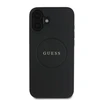 Guess PU Grained Classic Logo MagSafe Apple iPhone 16 Plus dėklas telefonui juodos spalvos