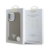 Guess PU Grained Triangle Logo Apple iPhone 16 Pro Max dėklas telefonui rudos spalvos